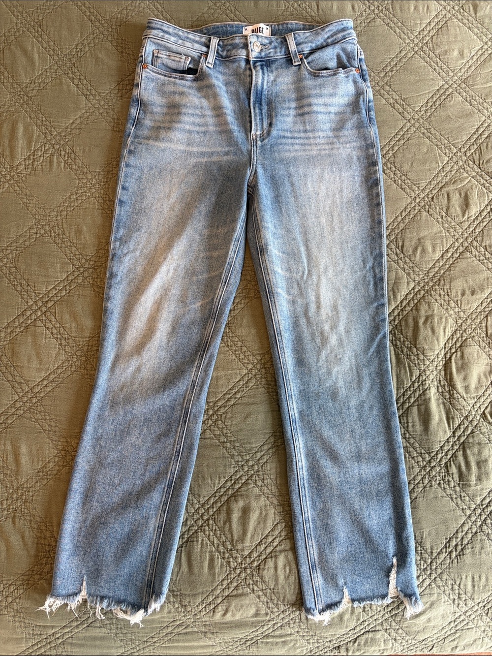 Paige Cindy High-Rise Ankle Straight Jeans